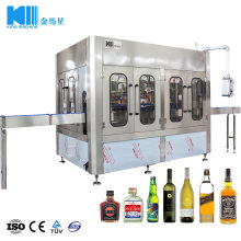 Glass Bottle Whisky Filling Machine / Bottling Equipment